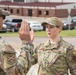 Staff Sgt. Shelby Thurman reenlists into the Air National Guard