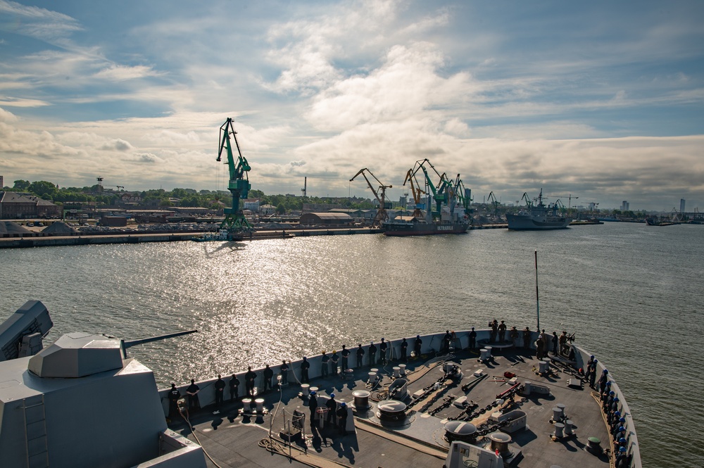 USS New York Arrives in Klaipeda, Lithuania