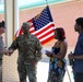 First Seargeants Pass Company Guidon in Change of Command