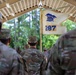 First Seargeants Pass Company Guidon in Change of Command