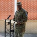 First Seargeants Pass Company Guidon in Change of Command