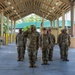 First Seargeants Pass Company Guidon in Change of Command