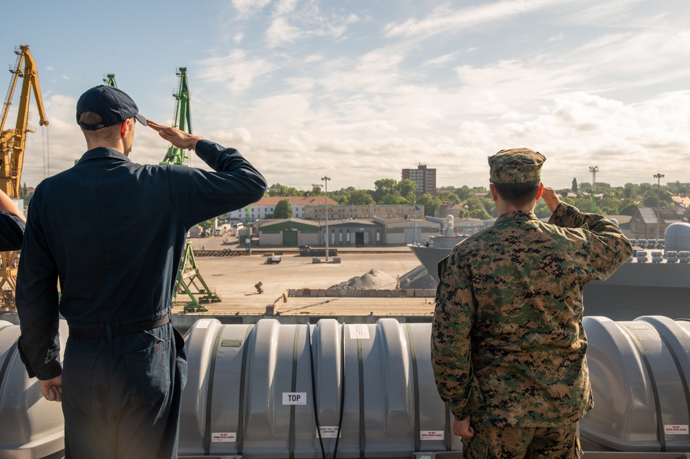 USS New York Arrives in Klaipeda, Lithuania