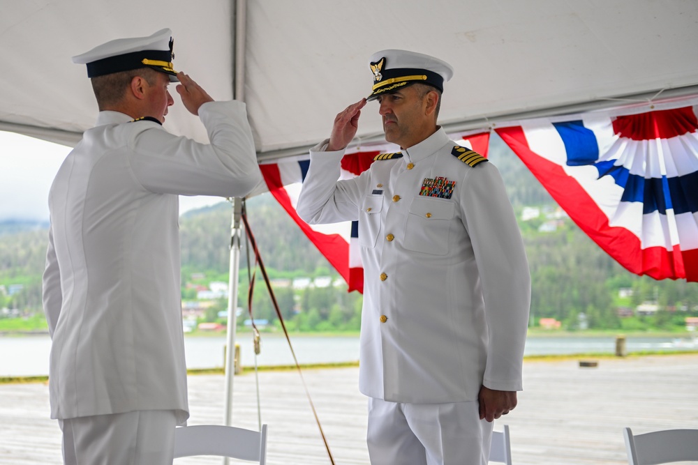 Civil Engineering Unit Juneau holds Change of Command ceremony