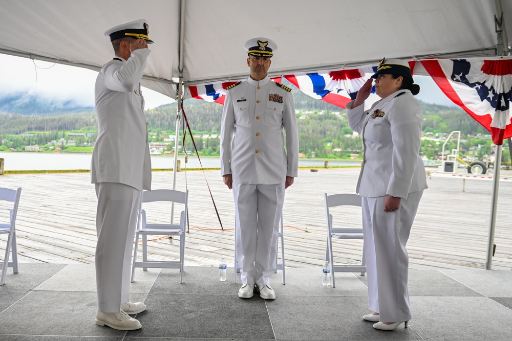 Civil Engineering Unit Juneau holds Change of Command ceremony