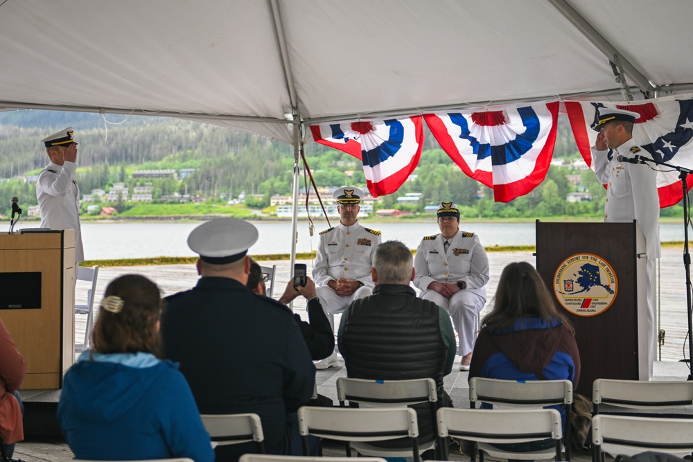 Civil Engineering Unit Juneau holds Change of Command ceremony