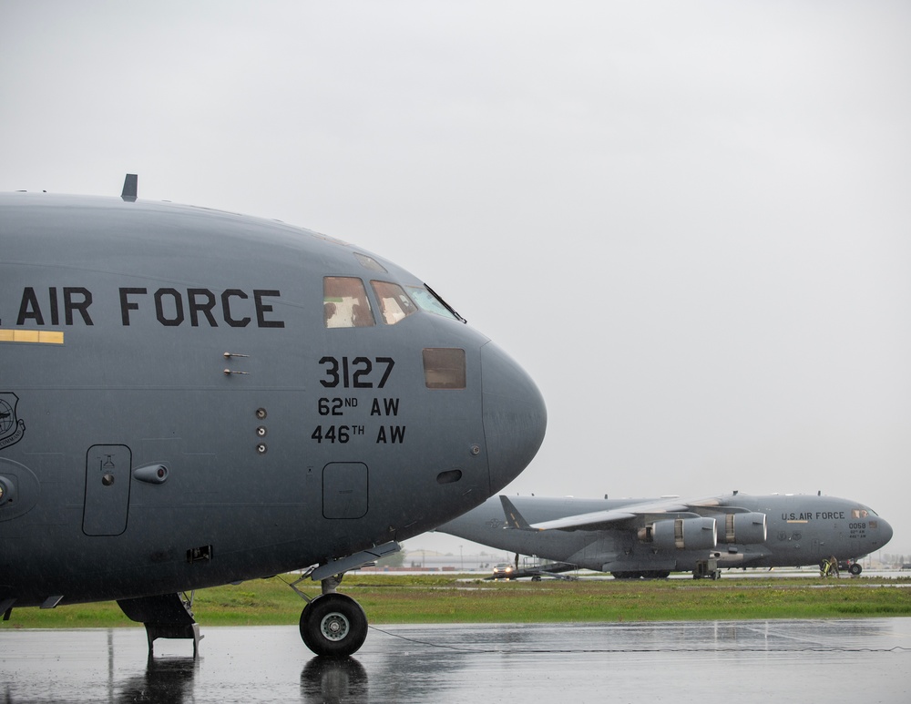 Gearing up for a static-line jump