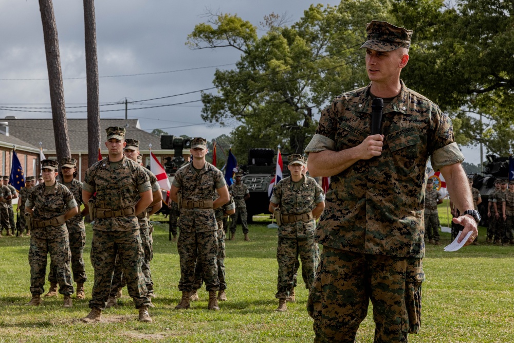 2d Light Armored Reconnaissance Change of Command