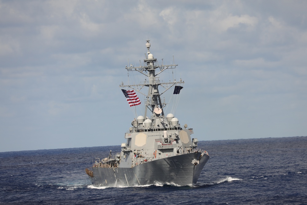 US Coast Guard Cutter Stone and USS Donald Cook support maritime security in the Atlantic