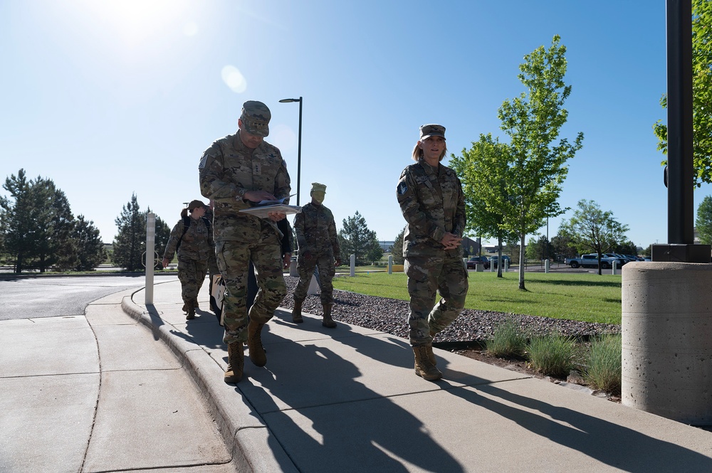 SpOC Leadership Visits Buckley SFB