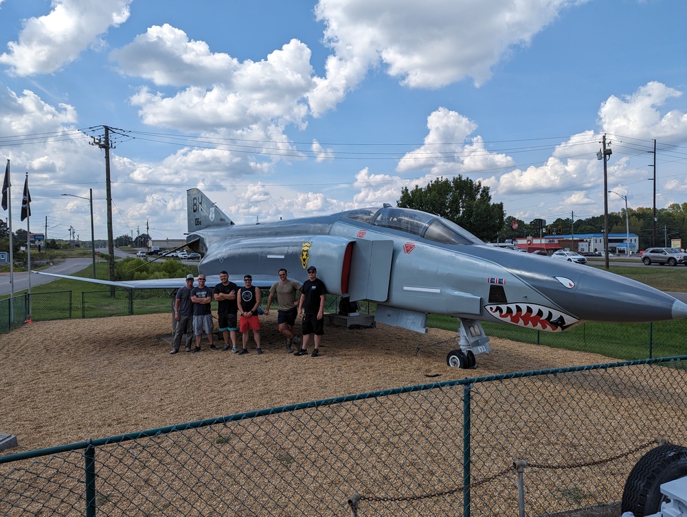 Sumpter Smith JNGB Airmen restore F4 aircraft