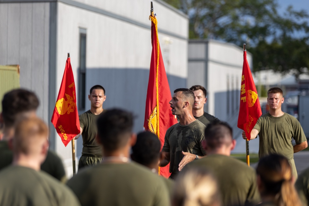 Headquarters and Service Battalion Holds Battalion Run