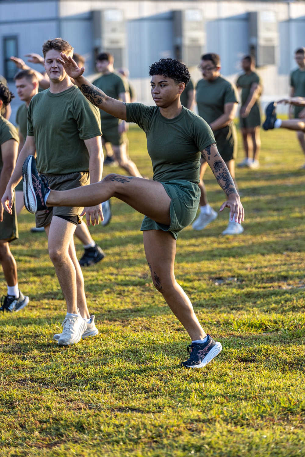 Headquarters and Service Battalion Holds Battalion Run