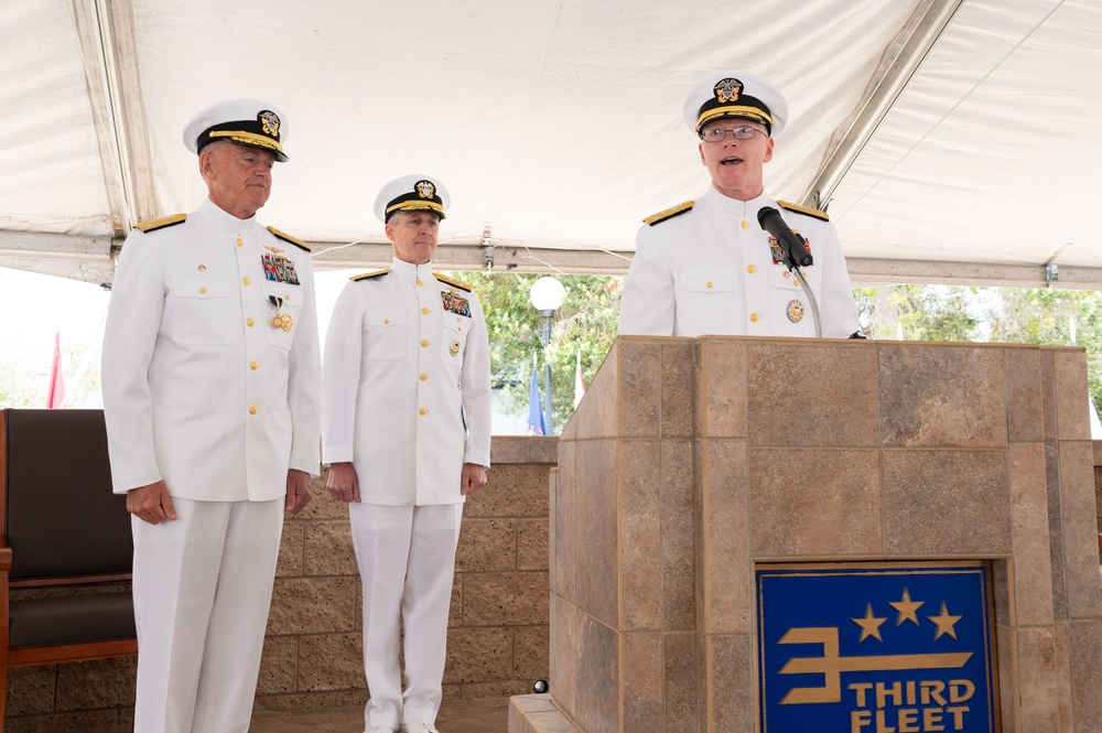 U.S. 3rd Fleet Holds Change of Command Ceremony