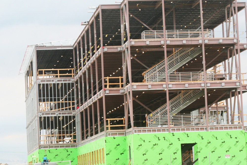 June 2024 barracks construction operations at Fort McCoy