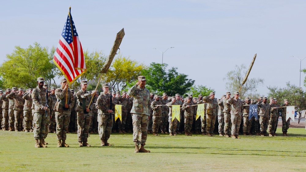 BACK AT BLISS: Strike Unfurls Its Colors in Uncasing Ceremony After European Rotation