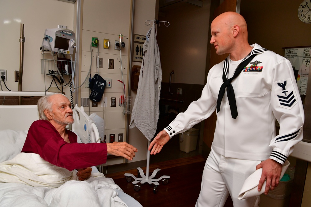 Sailors Visit Portland VA Medical Center