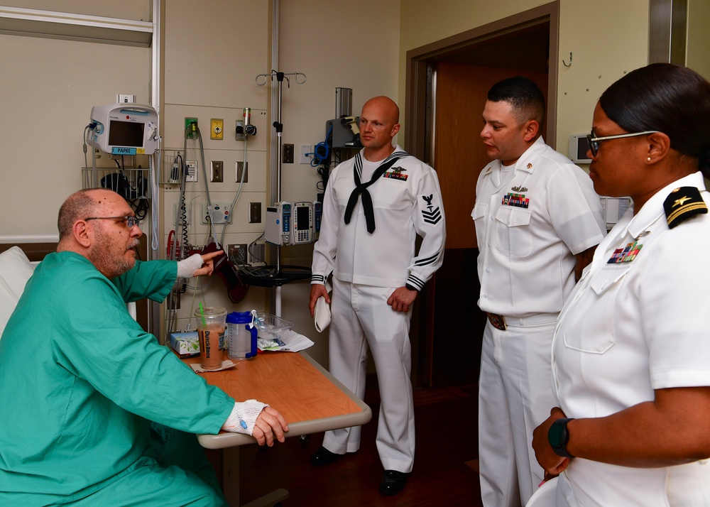 Sailors Visit Portland VA Medical Center