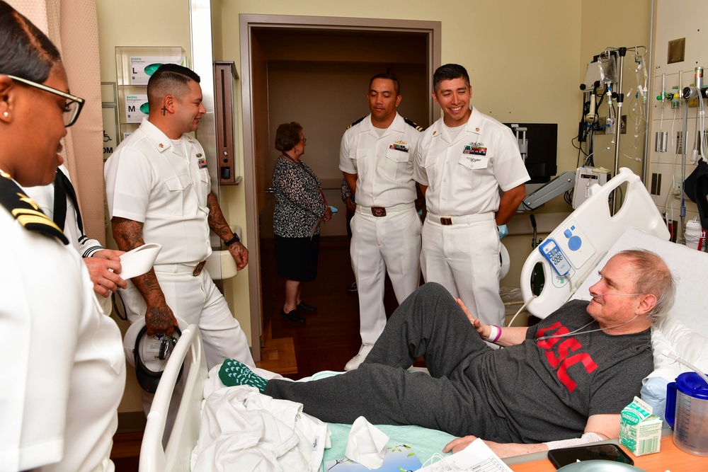 Sailors Visit Portland VA Medical Center