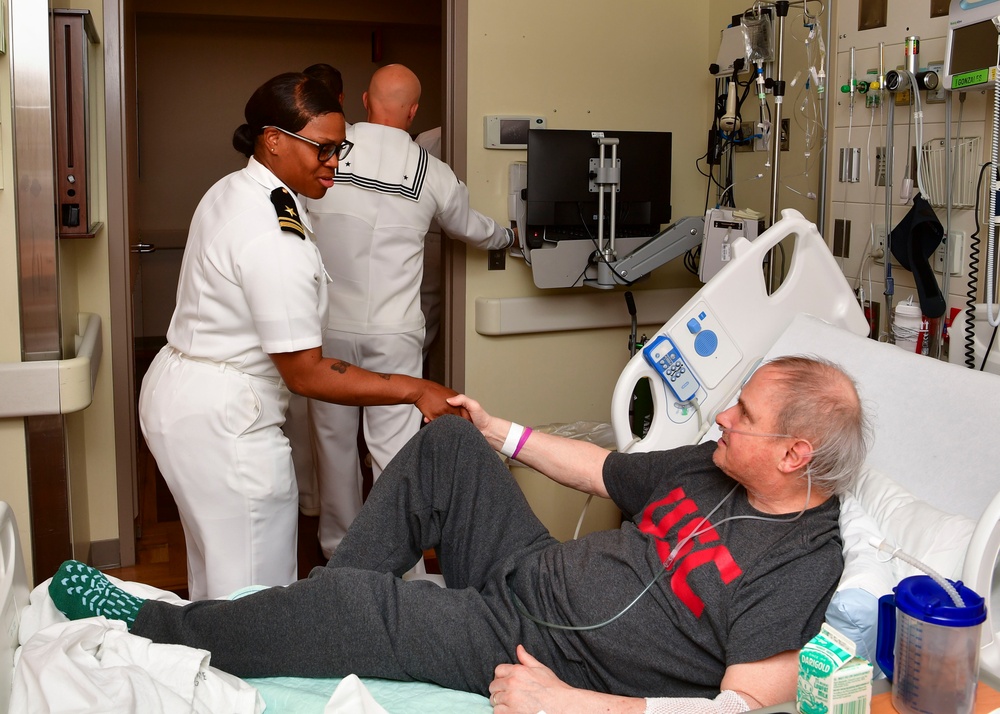 Sailors Visit Portland VA Medical Center