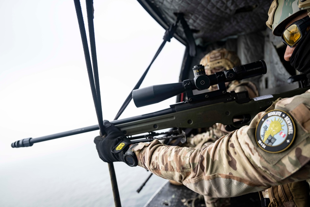 GRUFE Helo-Borne Sniper Training