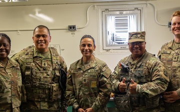 Medical Readiness Command, West CSM Visits Role 3 Field Hospital JEMX2024