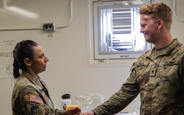 Medical Readiness Command, West CSM Visits Role 3 Field Hospital JEMX2024