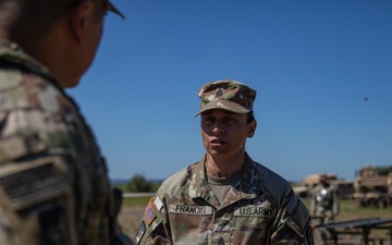 Medical Readiness Command, West CSM Visits Role 3 Field Hospital JEMX2024