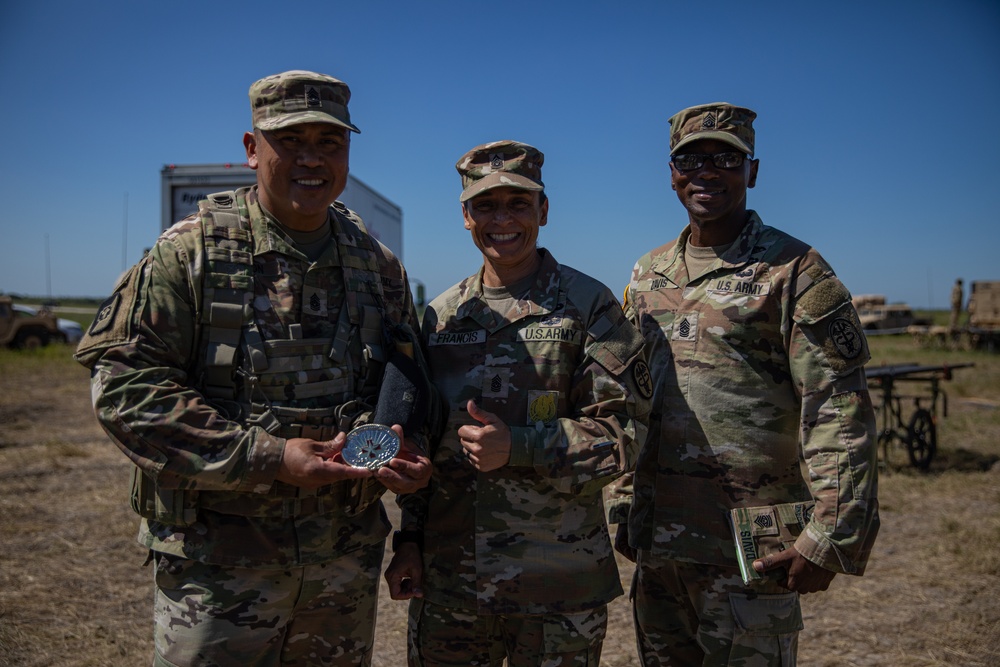 Medical Readiness Command, West CSM Visits Role 3 Field Hospital JEMX2024