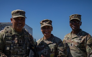 Medical Readiness Command, West CSM Visits Role 3 Field Hospital JEMX2024