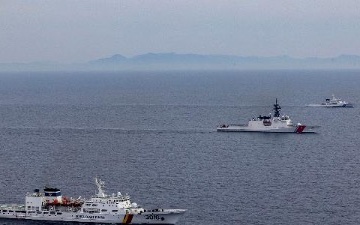 U.S., Japan, and Korea Coast Guards Conduct Trilateral Operations