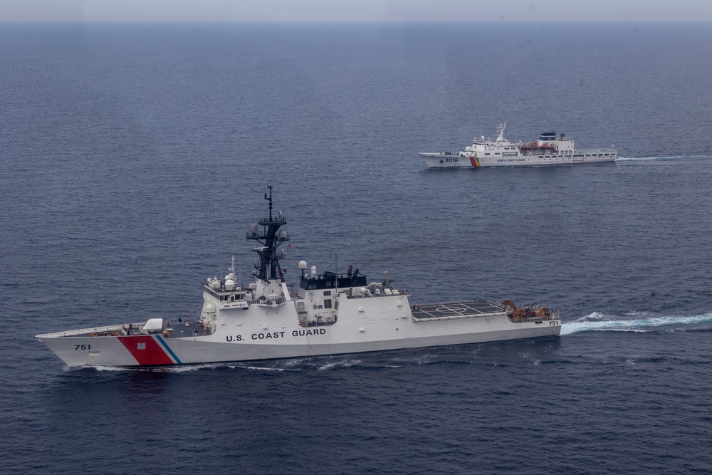 United States, Japanese, Korea Coast Guard trilateral exercise