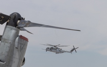 The CH-53K King Stallion arrives at MCAS Yuma