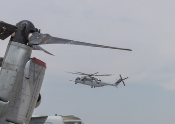 The CH-53K King Stallion arrives at MCAS Yuma