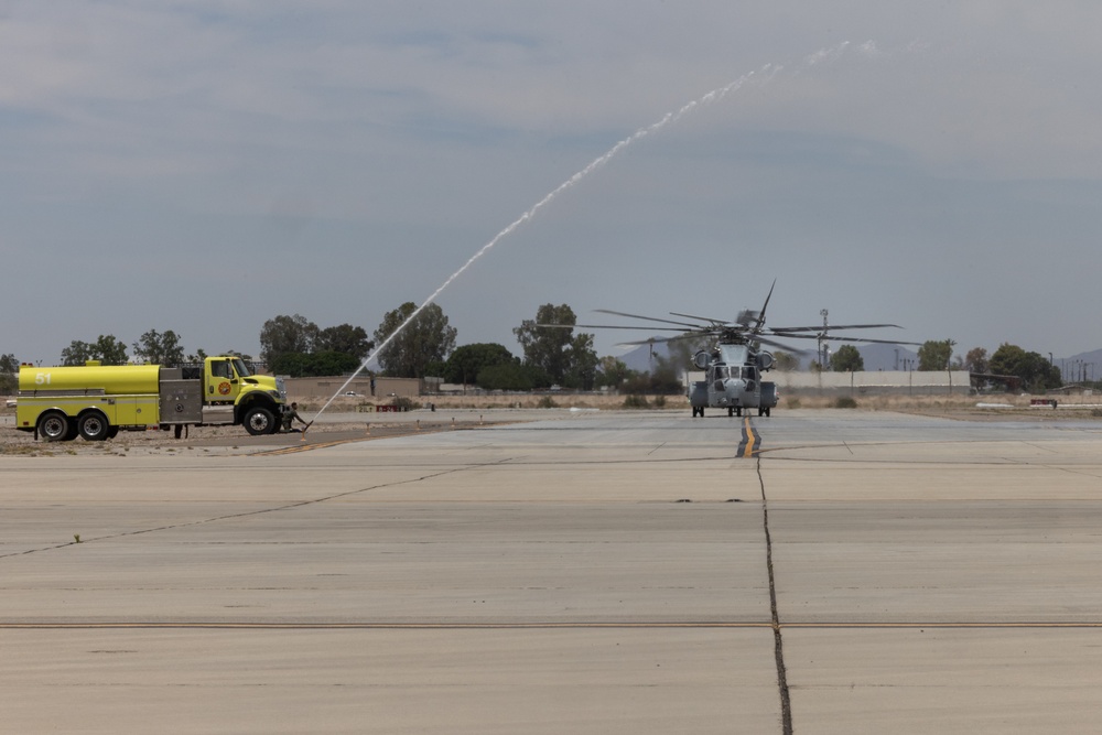 VMX-1 welcomes home the CH-53K King Stallion