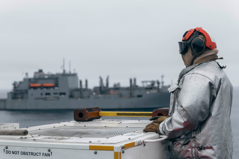 USS Carl Vinson (CVN 70) Sailors Conduct an Ammunition Handling Evolution