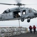 USS Carl Vinson (CVN 70) Sailors Conduct an Ammunition Handling Evolution