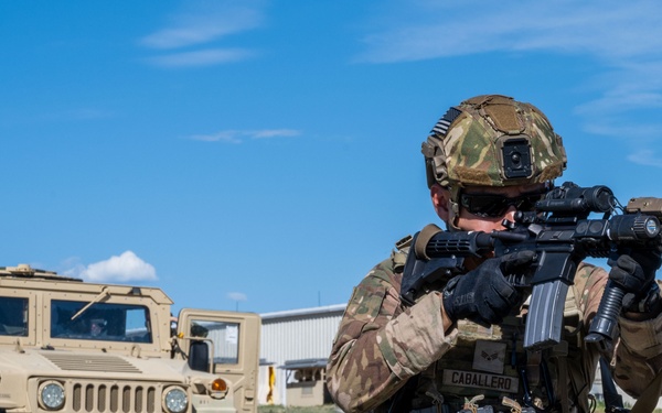 140th Security Forces Use Robots