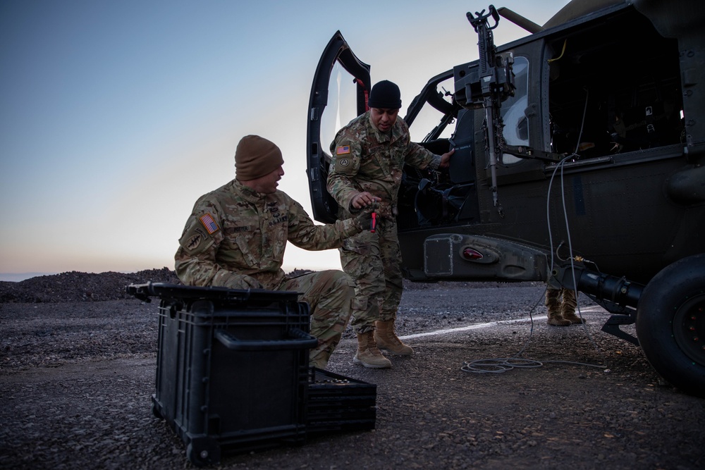 1-183rd Aviation Regiment Aerial Gunnery