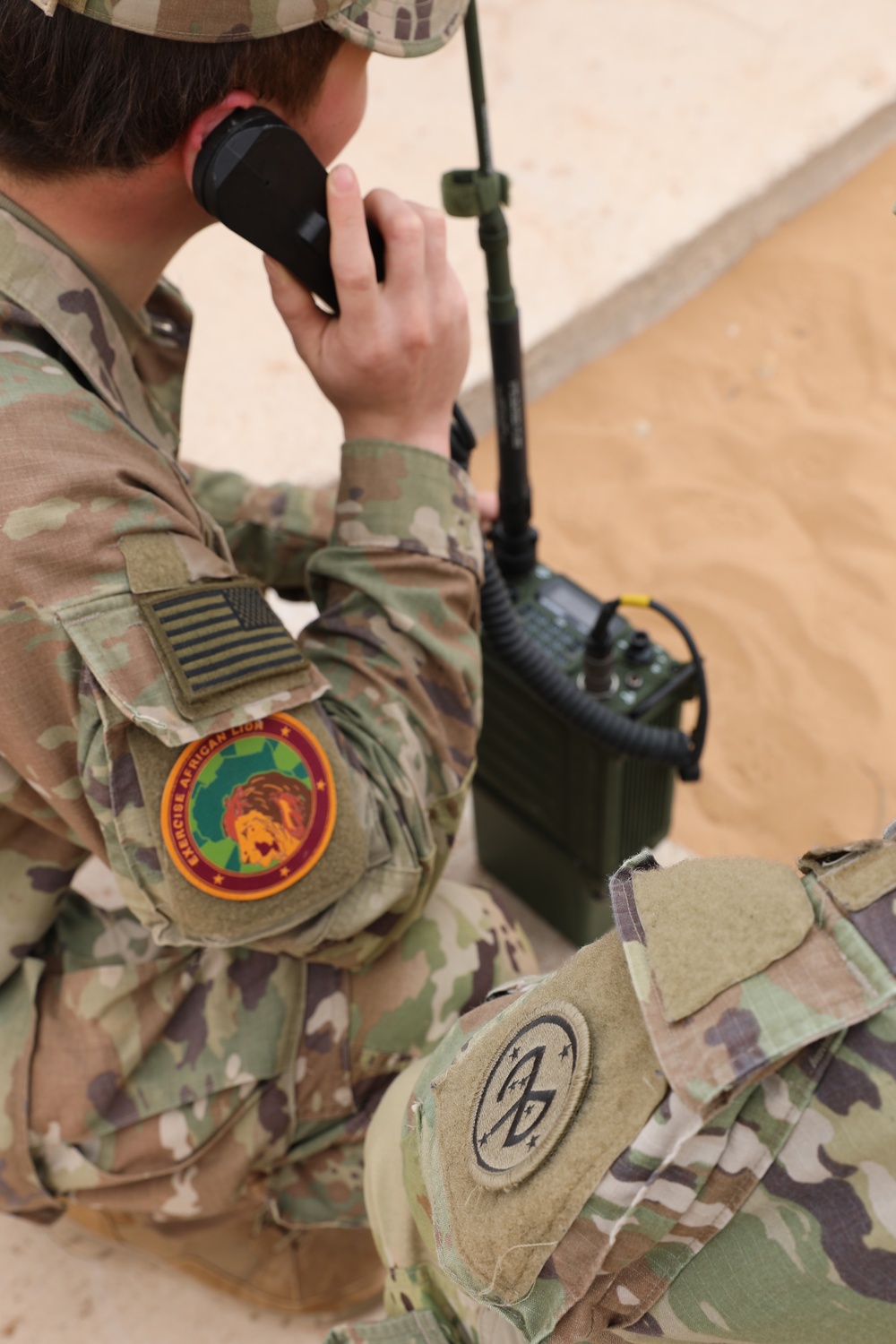NY National Guard Soldiers Train with New Radio in Morocco