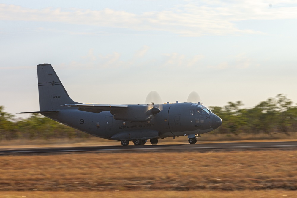 MRF-D 24.3 Marines support Nackeroo Airfield opening ceremony