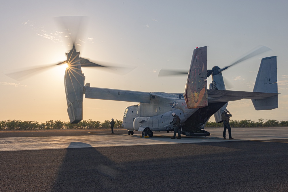 MRF-D 24.3 Marines support Nackeroo Airfield opening ceremony