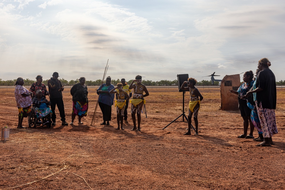 MRF-D 24.3 Marines support Nackeroo Airfield opening ceremony