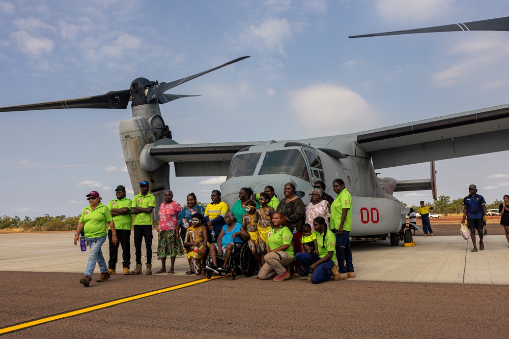 MRF-D 24.3 Marines support Nackeroo Airfield opening ceremony