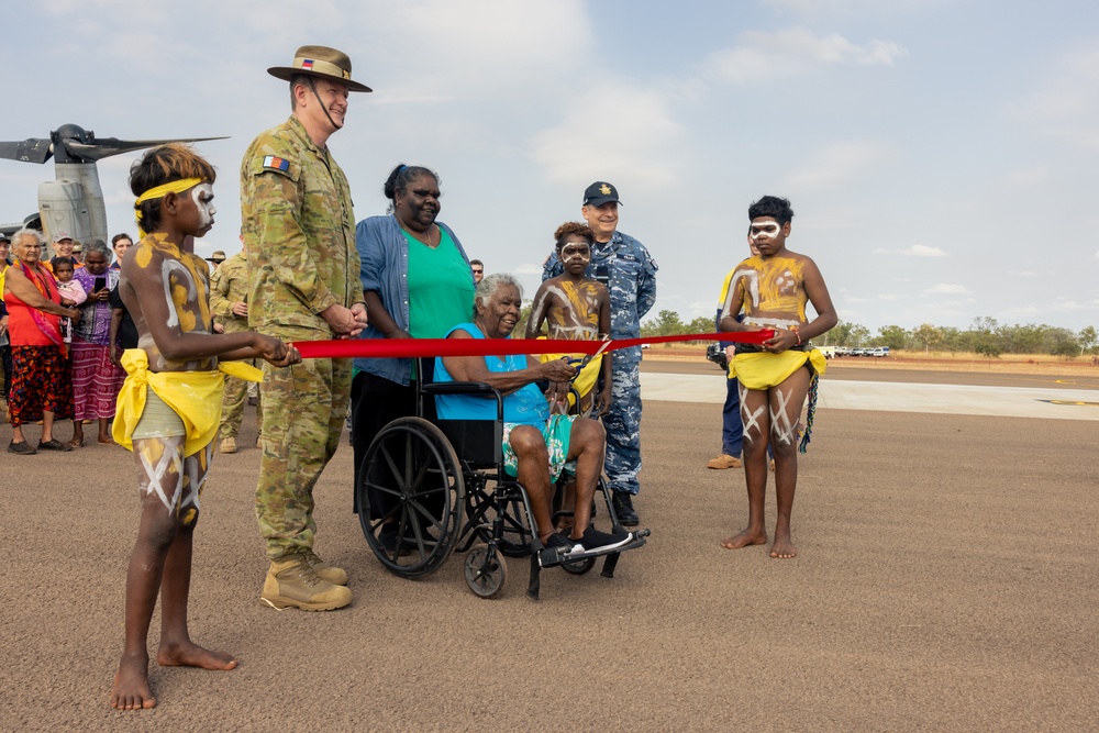 MRF-D 24.3 Marines support Nackeroo Airfield opening ceremony