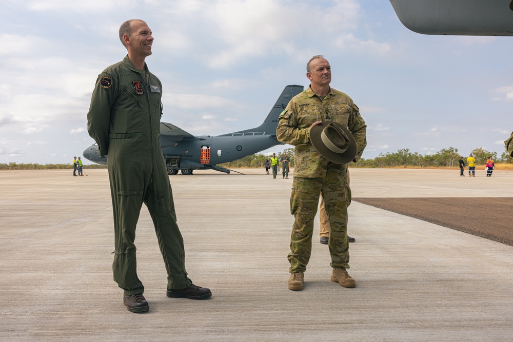 MRF-D 24.3 Marines support Nackeroo Airfield opening ceremony