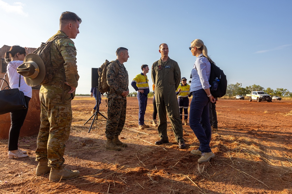 MRF-D 24.3 Marines support Nackeroo Airfield opening ceremony