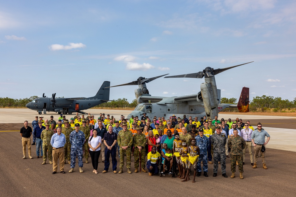 MRF-D 24.3 Marines support Nackeroo Airfield opening ceremony