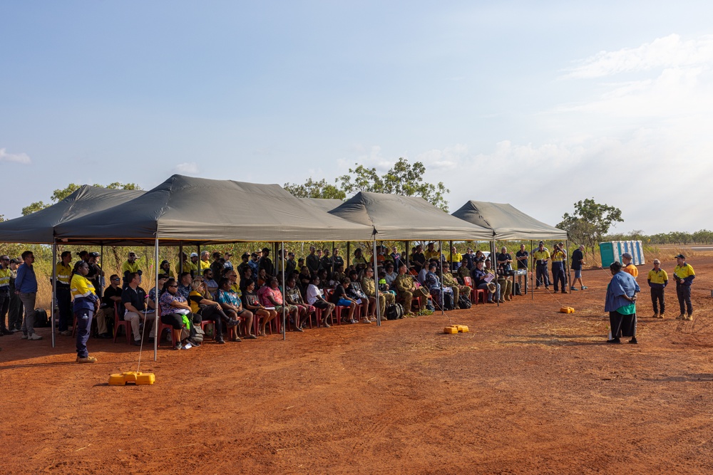 MRF-D 24.3 Marines support Nackeroo Airfield opening ceremony