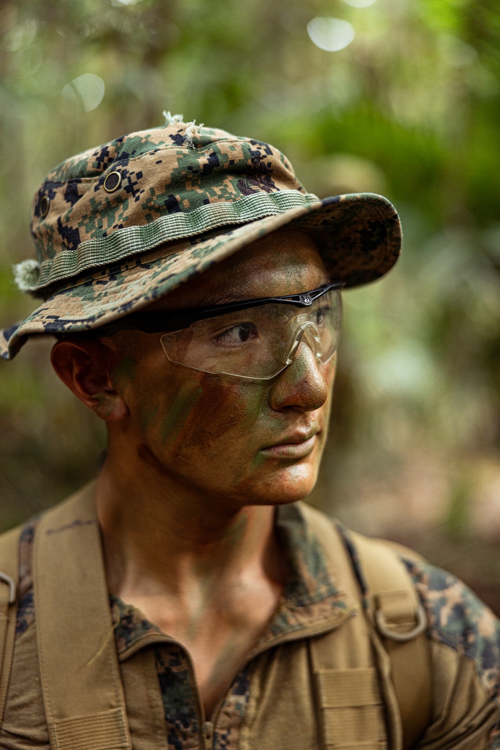 MRF-D 24.3: Fox Co., 2nd Bn., 5th Marines (Rein.), rehearses patrolling in the jungle